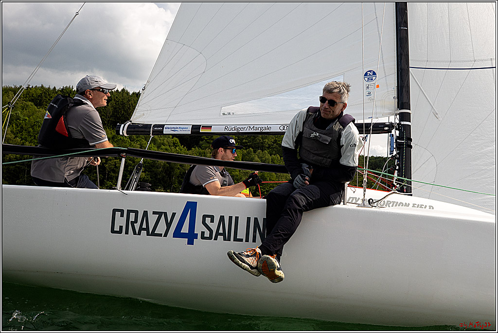 J70 - WOODLAND, 12.06.2021 Segelboot; Segeln; Woodland; Spinnaker; J70; Sorpesee; Sauerland